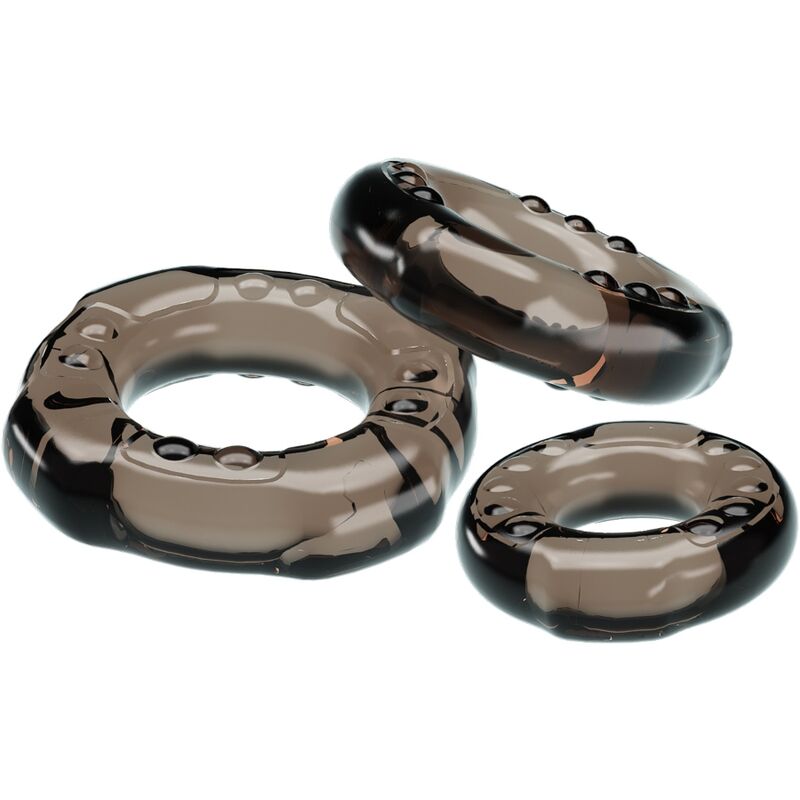 BAILE - COCK RINGS YVONNE SET 3 ANILLOS PENE - Imagen 2