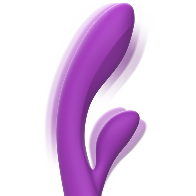 INTENSE - LUIGI VIBRADOR RABBIT SILICONA LIQUIDA MORADO - Imagen 5
