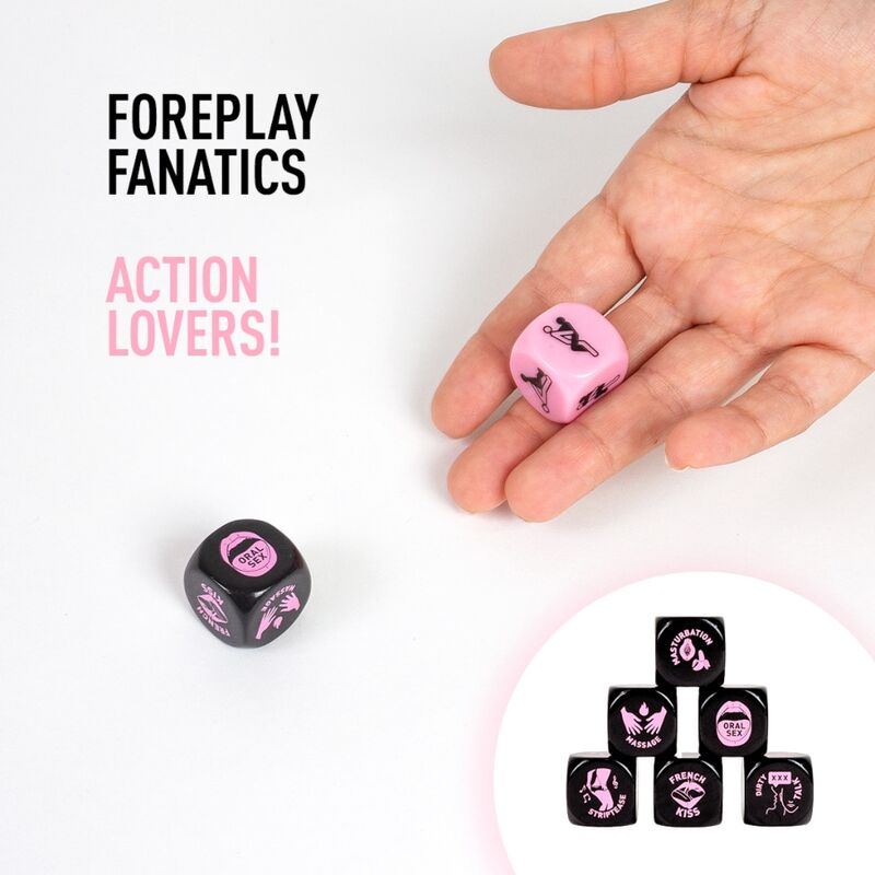 SECRET PLAY - JUEGO 2 DADOS FOREPLAY FANATICS - Imagen 4