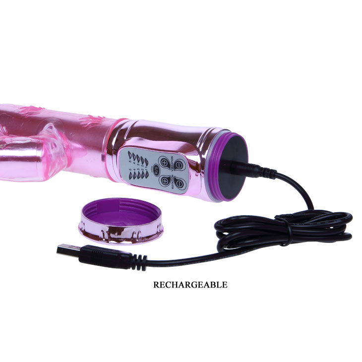 BAILE - THROBBING BUNNY ROTADOR RAMPANTE ROSA - Imagen 9