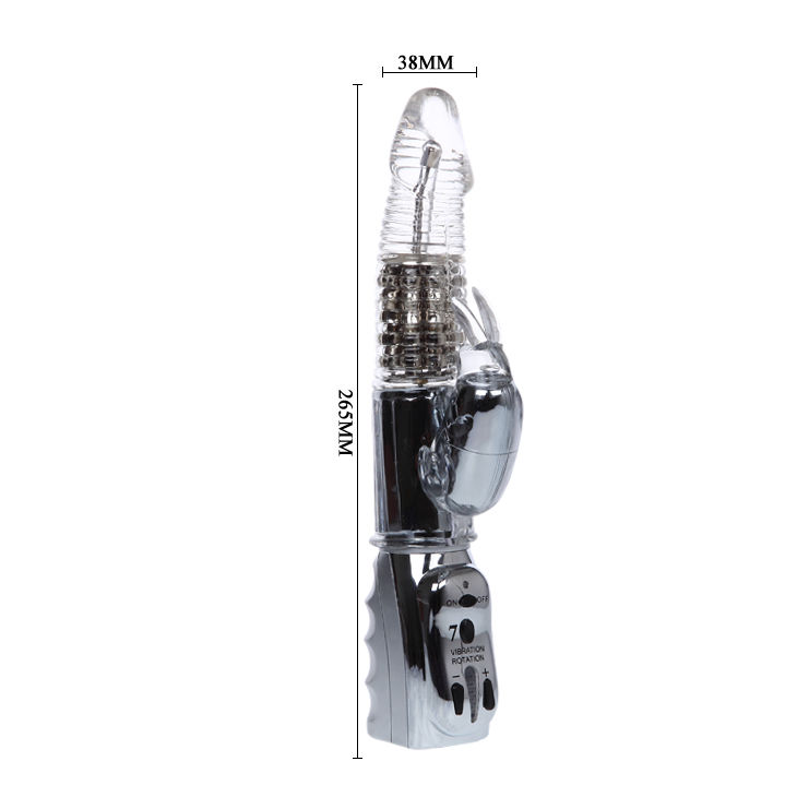 BAILE - AMOUR MISSILE ROTADOR TRANSPARENTE 26.5 CM - Imagen 5