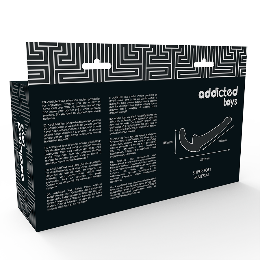 ADDICTED TOYS - DILDO CON ARNÉS SIN SUJECIÓN NATURAL - Imagen 6