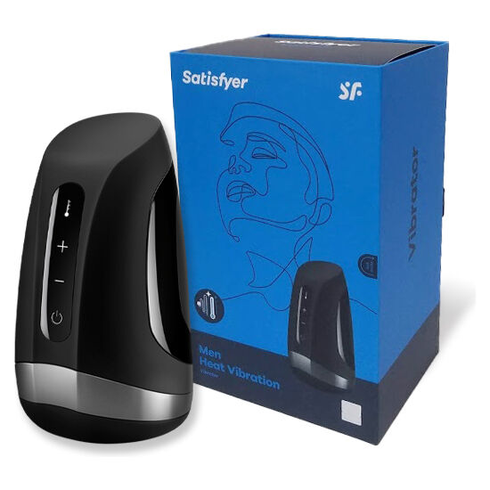 SATISFYER - MEN MASTURBADOR VIBRACIÓN CON CALOR - Imagen 2